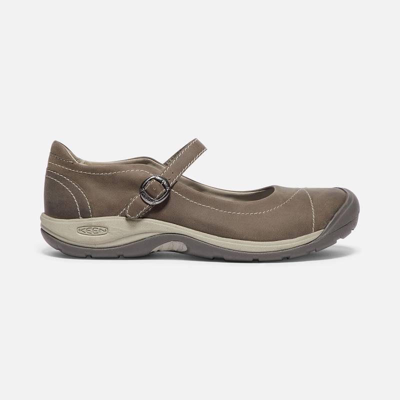 Keen Presidio II Ballerina Damen DE-17830 Paloma/Silver Birch - Keen Damenschuhe Braun